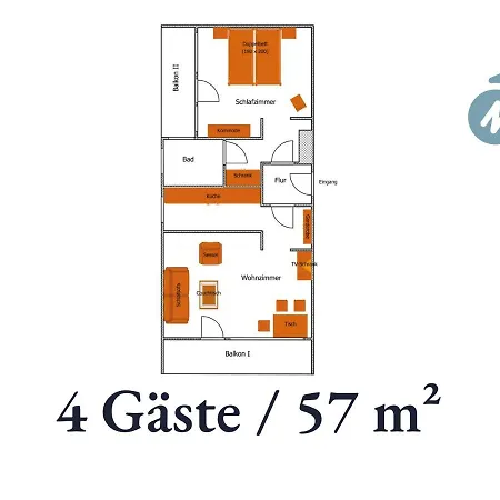 Grosse Moderne In Bester Bodenseelage L 1 Minute Zum Bodensee L 2 L Vollausgestattete Kueche L Sonnenbalkon L Wlan L Willkommen Im Guettingen Διαμέρισμα Radolfzell am Bodensee