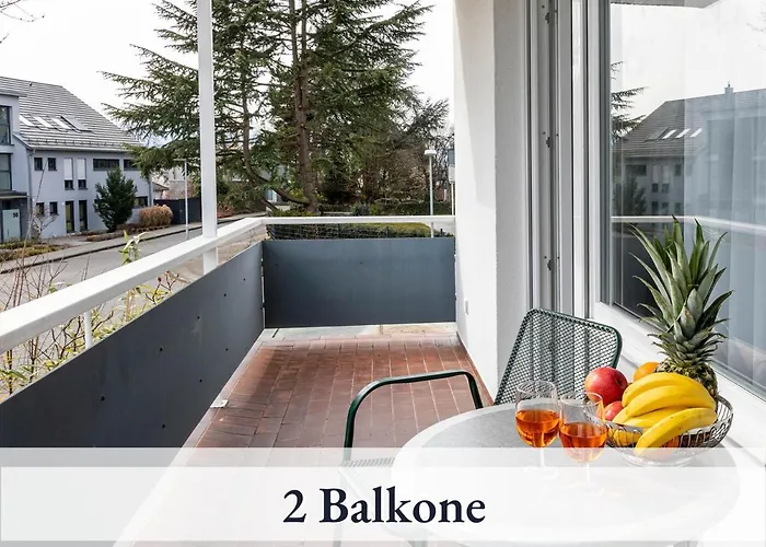 Große Moderne In Bester Bodenseelage L 1 Minute Zum Bodensee L 2 L Vollausgestattete Küche L Sonnenbalkon L Wlan L Willkommen Im Güttingen * Radolfzell am Bodensee