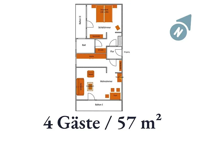 Große Moderne In Bester Bodenseelage L 1 Minute Zum Bodensee L 2 L Vollausgestattete Küche L Sonnenbalkon L Wlan L Willkommen Im Güttingen Apartamento Radolfzell am Bodensee